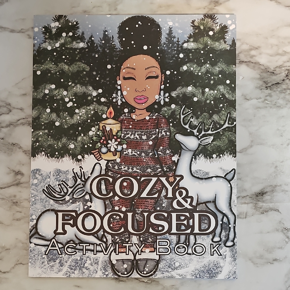 New Cozy & Focused Activity Coloring Book